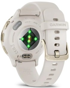 Смарт годинник Garmin Venu 3S Soft Gold Stainless Steel Bezel with Ivory Case and Silicone Band (010-02785-04)