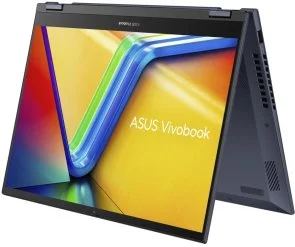 Фото: Ноутбук ASUS Vivobook S 14 Flip TP3402VA-LZ608W Quiet Blue - 14" IPS 60 Гц / Intel Core i5 / i5-13420H / DDR4 16 ГБ / PCI-E SSD 512 ГБ / Intel UHD Graphics № 3 | KTC