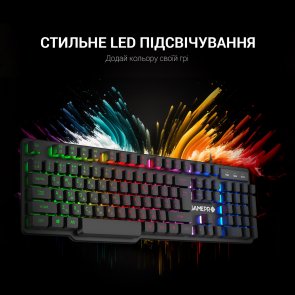 Клавіатура GamePro GK380 RGB USB Black