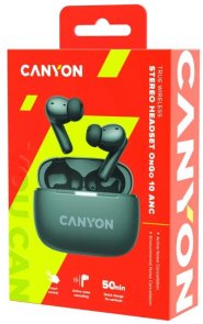 Навушники Canyon OnGo TWS-10 Black (CNS-TWS10BK)