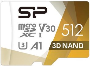 FLASH пам'ять Silicon Power Superior Pro Color Micro SDXC 512GB with adapter (SP512GBSTXDU3V20AB)
