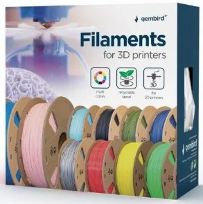 Фото: Пластик (філамент) для 3D друку Gembird 3D PLA 1kg/1.75mm Filament Transparent (3DP-PLA1.75-01-TR) № 3 | KTC