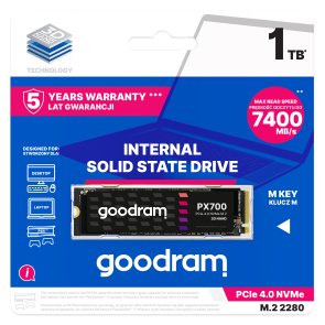  SSD-накопичувач GOODRAM PX700 2280 PCIe Gen 4.0 x4 NVMe 1TB (SSDPR-PX700-01T-80)