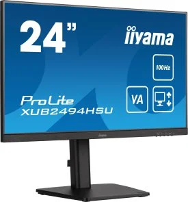 Фото: Монітор iiyama ProLite XUB2494HSU-B6 Black - 23.8" VA / 1920×1080 / 100 Гц / AMD FreeSync / Pivot / HAS № 2 | KTC