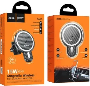 Фото: Кріплення для мобільного телефону Hoco CA85 Ultra-fast Black (6931474745484) № 4 | KTC