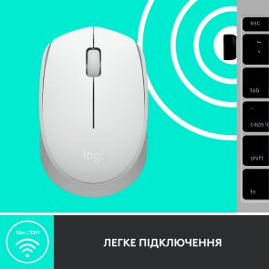 Миша Logitech M171 Wireless Off-White (910-006867)