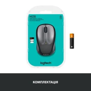 Фото: Миша Logitech M235 Gray (910-002201) № 7 | KTC