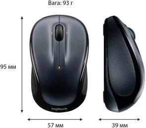 Фото: Миша Logitech M325s Wireless Dark Silver (910-006812) № 8 | KTC