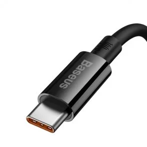 Фото: Кабель Baseus Superior Series Fast Charging Data 100W AM / Type-C 1m Black OEM (P10320102114-00) № 4 | KTC