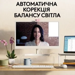 Фото: Web-камера Logitech Brio 100 Rose (960-001623) № 12 | KTC