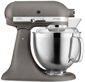 Планетарний міксер KitchenAid Mixer tilt-head 4.8L Artisan Premium 5KSM185PS Imperial Grey (5KSM185PSEGR)