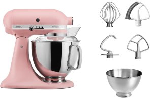 Планетарний міксер KitchenAid Mixer title-head 4.8L - Artisan with extra accessories 5KSM175PS Dried Rose (5KSM175PSEDR)