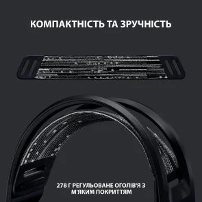 Фото: Гарнітура Logitech Lightspeed Wireless RGB Gaming Headset G733 Black (981-000864) № 9 | KTC