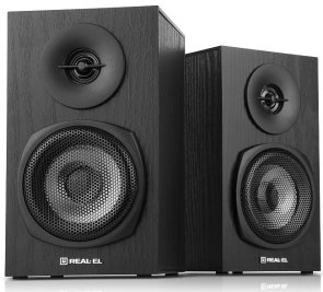 Колонки Real-EL S-225 Black (EL121200009)