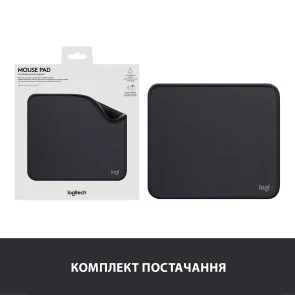 Фото: Килимок Logitech Mouse Pad Studio Series 200x230x2mm Graphite (956-000049) № 5 | KTC