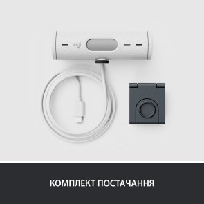 Web-камера Logitech Brio 500 Off White (960-001428)