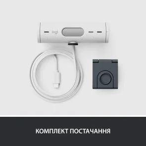 Фото: Web-камера Logitech Brio 500 Off White (960-001428) № 8 | KTC