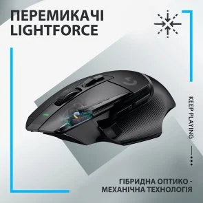 Фото: Миша Logitech G502 X LightSpeed Wireless Black/Core (910-006180) № 8 | KTC