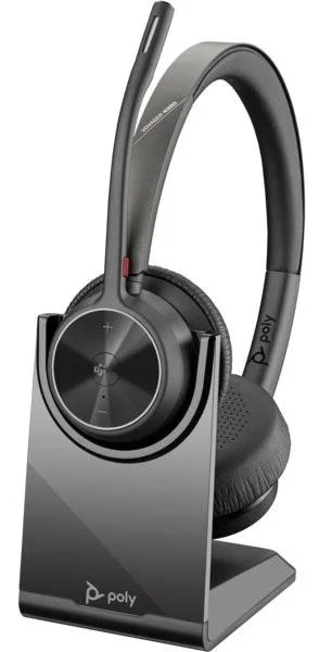 Фото: Гарнітура Poly Voyager 4320-M HS with BT700 and Charging Stand Stereo (77Z00AA) № 3 | KTC
