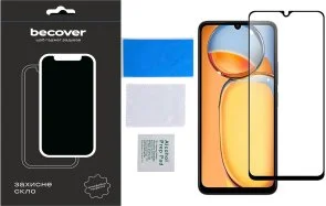 Фото: Захисне скло BeCover for Xiaomi Redmi 13C/Poco C65 - Black (710491) № 4 | KTC