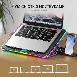 Фото: Підставка для ноутбука GamePro CP940 Black № 8 | KTC