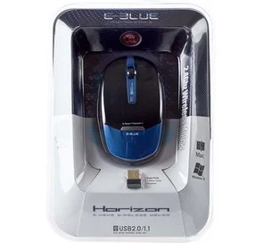 Фото: Мишка E-Blue Horizon EMS136BL синя № 2 | KTC