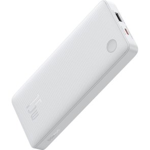 Батарея універсальна Baseus Airpow Lite 10000mAh 15W White (P10067500213-00)