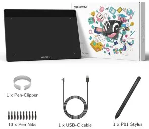 Фото: Графічний планшет XP-Pen Deco Fun L Black (Deco Fun L_BK) № 9 | KTC