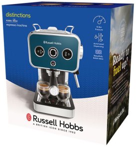 Ріжкова кавоварка Russell Hobbs Distinctions Ocean Blue (26451-56)