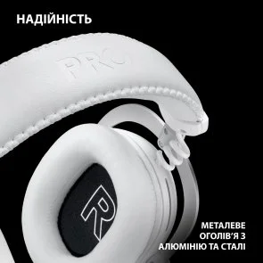 Фото: Гарнітура Logitech Pro X 2 Lightspeed White (L981-001269) № 4 | KTC