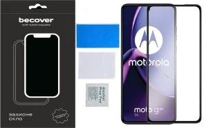 Фото: Захисне скло BeCover for Motorola G84 - Black (710108) № 3 | KTC