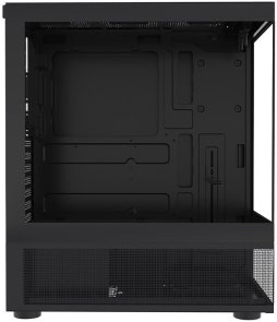 Корпус 1stPlayer Mi7-A-2F2R-1F2-BK Black with window