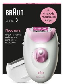 Епілятор Braun Silk epil 3 SE 3-031 (80743154)