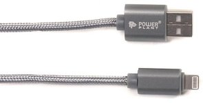 Кабель PowerPlant Quick Charge AM/Lightning 2m Gray (CA910526)