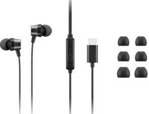 Гарнітура Lenovo USB-C Wired In-Ear Headphone Black (4XD1J77351)