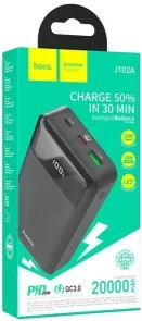 Фото: Батарея універсальна Hoco J102A Cool figure 20000mAh Black (J102A 20000mAh Black) № 3 | KTC