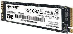 Фото: SSD-накопичувач Patriot P320 2280 PCIe 3.0 x4 NVMe 256GB (P320P256GM28) № 3 | KTC