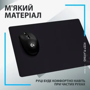 Фото: Килимок Logitech G240 Black (943-000785) № 5 | KTC