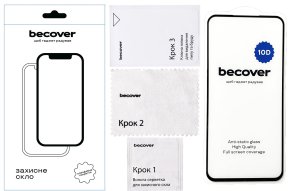 Захисне скло BeCover 10D for Samsung S23 SM-S911 - Black (711517)