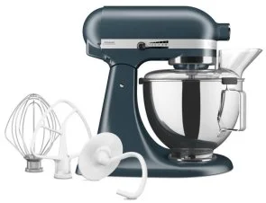 Фото: Планетарний міксер KitchenAid Artisan 4.3L 5KSM95PSE Blue Steel (5KSM95PSEBS) № 5 | KTC