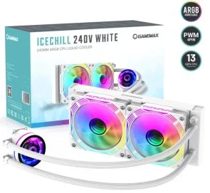 Фото: Система рідинного охолодження Gamemax IceChill 240V White № 9 | KTC