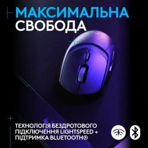 Фото: Миша Logitech G309 Lightspeed Wireless Black (910-007199) № 11 | KTC
