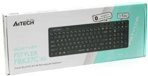 Фото: Клавіатура A4tech FBK27C AS Black № 5 | KTC