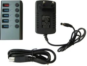 Фото: USB-хаб Dynamode 5 Port (DM-UH-P405-G) № 4 | KTC