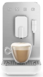 Кавомашина Smeg Coffee Machine With Steam Wand White (BCC12WHMEU)