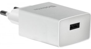 Зарядний пристрій Defender UPA-21 USB 2.1A White (83571)