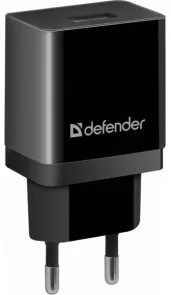 Фото: Зарядний пристрій Defender UPC-11 Black with AM/MicroB (83556) № 2 | KTC