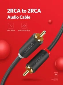 Фото: Кабель UGREEN AV104 2xRCA / 2xRCA 2m Black (UGR-10518) № 4 | KTC