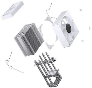 Фото: Кулер для процесора Jonsbo CR-1400 V2 ARGB White № 18 | KTC