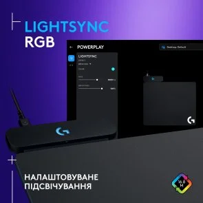 Фото: Килимок Logitech Power Play Gaming (943-000110) № 4 | KTC